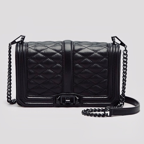 Rebecca Minkoff Medium Quilted Love Crossbody Bag - Picture 7 of 8
